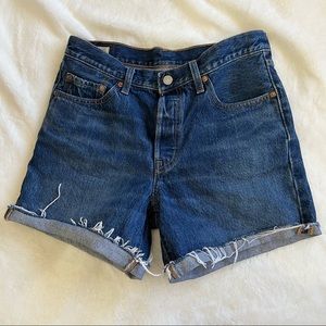 Levis 501 Original High Rise Shorts
